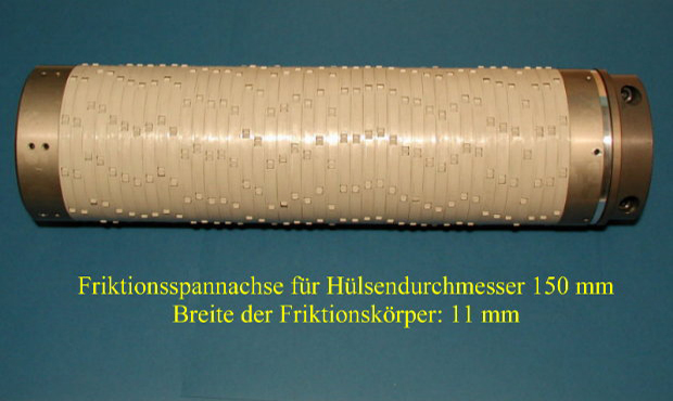Friktionsspannachse - Hlsendurchmesser 150 mm